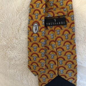 Trussardi Men’s Italian Silk Neck Tie‎
